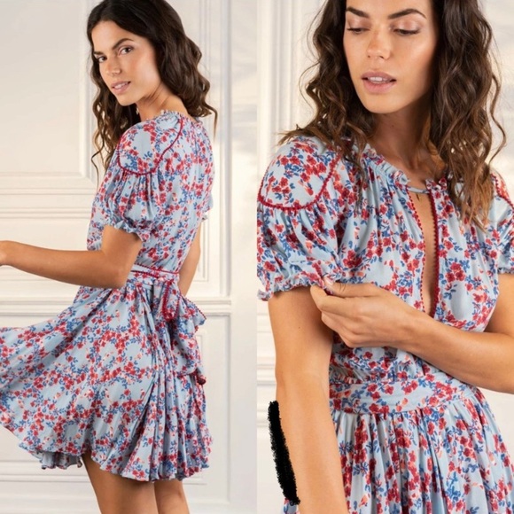 Poupette St. Barth Ivy Mini Dress Small - Picture 2 of 10